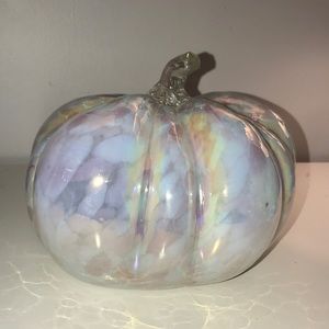 Decorative Glass Pumpkin